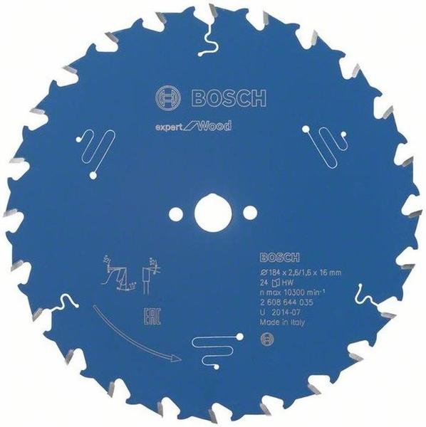Bosch Expert for Wood 184 x 16 x 2,6 mm, 24 (2608644035)