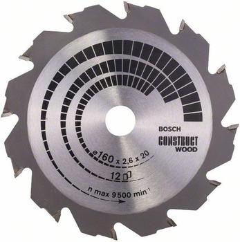 Bosch Construct Wood 160 x 20/16 x 2,6 mm (2608640630)