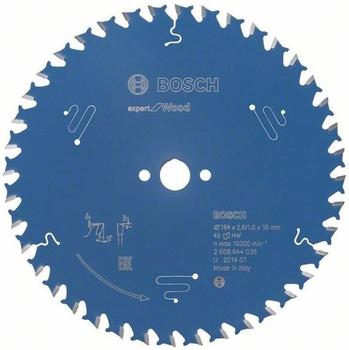Bosch Expert for Wood 184 x 16 x 2,6 mm, 40 (2608644036)