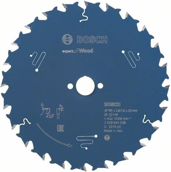 Bosch Expert for Wood 184 x 20 x 2,6 mm, 24 (2608644038)