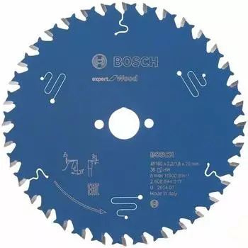 Bosch Expert for Wood 160 x 20 x 2,2 mm, 36 (2608644017)