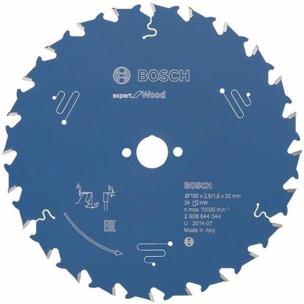 Bosch Expert for Wood 190 x 20 x 2,6 mm, 24 (2608644044)