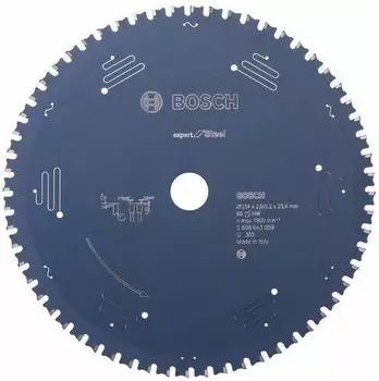 Bosch Expert for Steel 254 x 25,4 x 2,6 mm, 60 (2608643059)