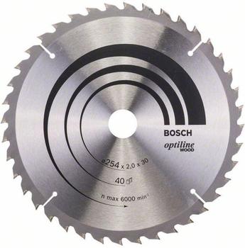 Bosch Optiline Wood 254 x 30 x 2,0 mm 40 (2608640438)