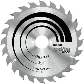 Bosch Optiline Wood 160 x 20/16 x 1,8 mm, 24 (2608641171)