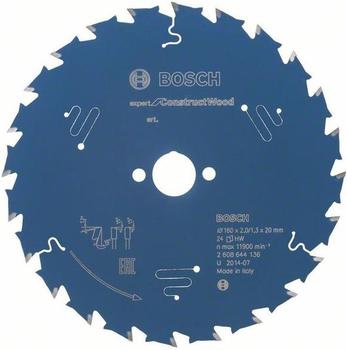 Bosch Construct Wood 160 x 20 x 2,0 mm, 24 (2608644136)