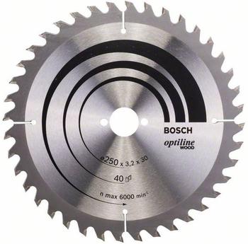 Bosch Optiline Wood 250 x 30 x 3,2 mm, 40 (2608640728)