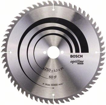 Bosch Optiline Wood 250 x 30 x 3,2 mm, 60 (2608640729)