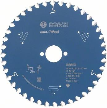 Bosch Expert for Wood 190 x 30 x 2,6 mm, 40 (2608644048)