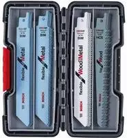 Bosch Accessories 2607010904 Stichs&auml;geblatt-Set Wood and Metal, 40-teilig,