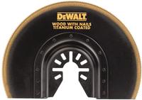 100 Mm Titanium Klinge F&uuml;r Dewalt Multicutter - Halbrund Mit Versetzter Nabe -