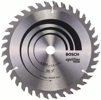 Bosch Optiline Wood 184 x 16 x 2,6 36Z (2608640818)
