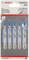 Bosch Pro Stainless Steel T118GFS Stichs&auml;geblatt, 83 mm - 5er Pack - 2608636496 (5