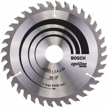 Bosch Optiline Wood 180 x 30/20 x 2,6 mm 36Z (2608640609)