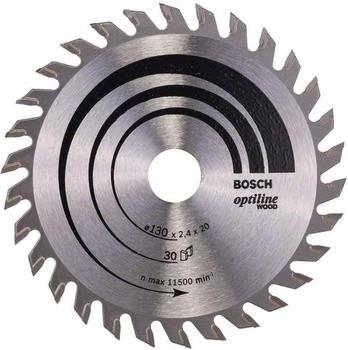 Bosch Optiline Wood 130 x 20/16 x 2,4 mm 30Z (2608640583)