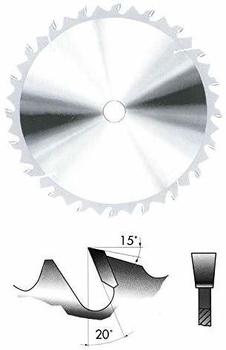 Holzkraft Hartmetall-Kreissägeblatt grobe Schnittgüte KSB-LF 700/46 HM