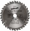 Wolfcraft 6730000, Wolfcraft 6730000 Hartmetall Kreissägeblatt 130 x 16mm