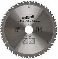 wolfcraft 6737000, wolfcraft 1 Kreiss&auml;geblatt HM, 30 Z&auml;hne &oslash;210mm (6737000)