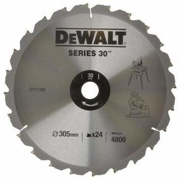 DeWalt DT1160 Bau-Kreissägeblatt 305 x 30 mm 24 Z