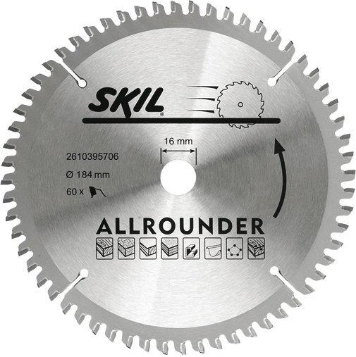 SKIL Allrounder-Sägeblatt 184 x 16 mm 60 Z (2610395706)