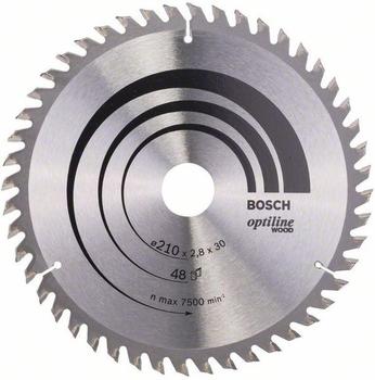 Bosch Optiline Wood 210 x 30 x 2,8 mm, 48 (2608640623)