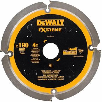 DeWalt PCD 190/30mm 4Z (DT1472-QZ)