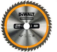 DeWALT Bau-Kreiss&auml;geblatt station&auml;r, &Oslash; 250 mm, Bohrung 30 mm, Z48 WZ