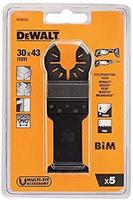 DeWalt DT20723-QZ, Dewalt Multi-Tool S&auml;geblatt DT20723, 43 x 30mm, 5 St&uuml;ck (BiM, 5