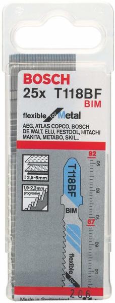 Bosch T 118 BF Flexible for Metal 25 St. (2608634992)