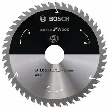 Bosch Standard for Wood für Akkusägen 165x1.5/1x30, 48 Zähne