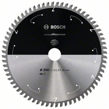 Bosch Standard for Aluminium für Akkusägen 250x2.4/1.8x30, 68 Zähne