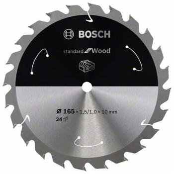 Bosch Standard for Wood für Akkusägen 165x1.5/1x10, 24 Zähne