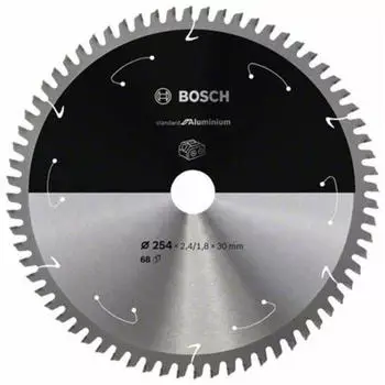 Bosch Aluminium f&uuml;r Akkus&auml;gen 254 x 2,4/1,8 x 30 68 Z&auml;hne