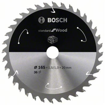Bosch Standard for Wood für Akkusägen 165x1.5/1x20, 36 Zähne