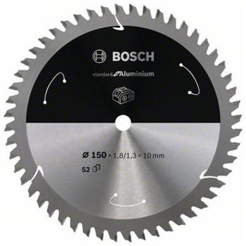 Bosch Standard for Aluminium für Akkusägen 150x1.8/1.3x10, 52 Zähne