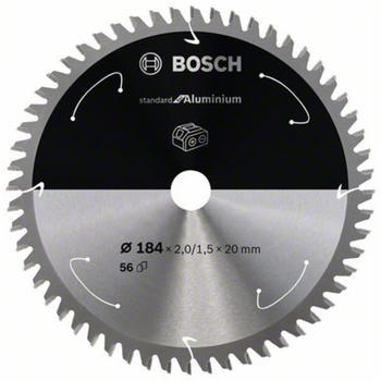 Bosch Standard for Aluminium für Akkusägen 184x2/1.5x20, 56 Zähne