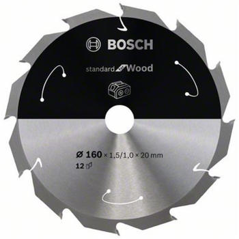 Bosch Standard for Wood für Akkusägen 160x1.5/1x20, 12 Zähne