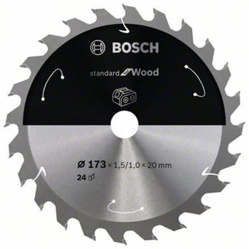 Bosch Standard for Wood für Akkusägen 173x1.5/1x20, 24 Zähne