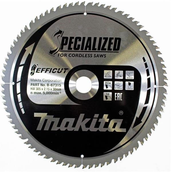 Makita EFFICUT 305 x 30 mm Z80 (B-67315)