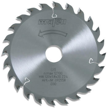 Mafell 120 x 1,2/1,8 x 20mm Z 24 WZ (92558)