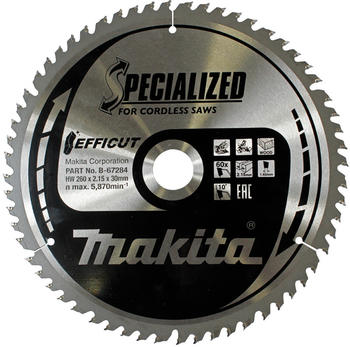 Makita EFFICUT 260 x 30 mm Z60 (B-67284)