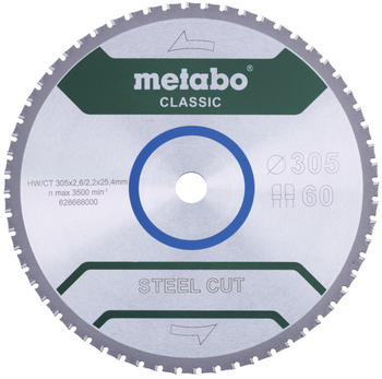 Metabo steel cut - classic 305 x 25,4 x 2,6 mm 4° Z60 (628668000)