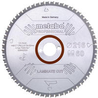 Metabo LAMINATE CUT PROFESSIONAL 628442000 Kreiss&auml;geblatt 216 x 30 x 1.8 mm
