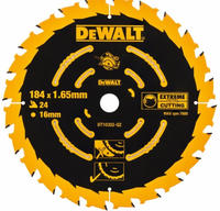 DEWALT Kreiss&auml;geblatt HW &oslash; 184x1,65x16 mm Z24 Wechselzahn (WZ) positiv