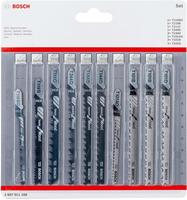 Bosch Accessories 2607011169 Stichs&auml;geblatt-Set Wood, 10-teilig 10 St.