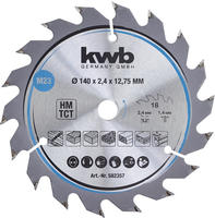 kwb 582357, Kwb 582357 Hartmetall Kreiss&auml;geblatt 140 x 12.75mm 1St.