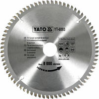 Lame De Scie En Carbure Pour Aluminium 210 X 30 Mm 72 Dents