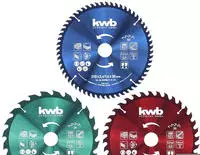 kwb 587895, kwb Kreiss&auml;geblattsatz 3tlg. 210x30mm 587895