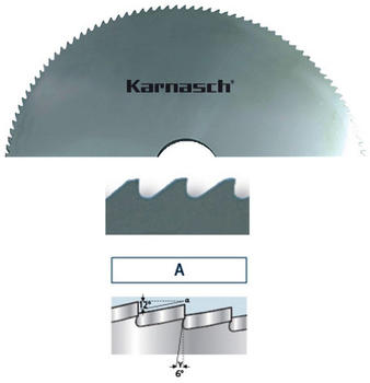 Karnasch VHM Titan Stahl Inox ALu 125 x 1,40 x 22mm 128Z (56000125140)