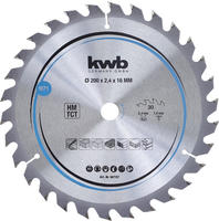 kwb 587157, Kwb 587157 Hartmetall Kreiss&auml;geblatt 200 x 16mm 1St.